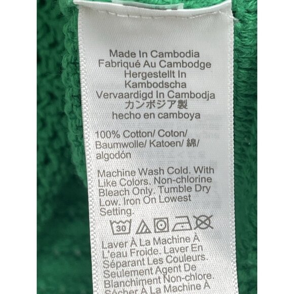 J Crew Kelly Green Knit Sleeveless Sweater Top Sz Large CAD87 Preppy Old Money - Picture 5 of 6